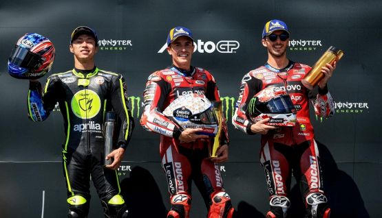 MotoGP Pagelle Gp Repubblica Ceca: lo sceriffo Marquez è tornato in città, Bagnaia buono a metà, Ogura rivelazione