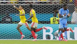 Colombia-Congo, moviola: Mariani annulla tre gol, 8 prodezze di M'Pasi, Munoz decisivo, Ospina si complimenta col rivale