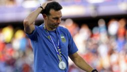 Spagna-Argentina: per Scaloni lacrime d’addio, il ct crolla in conferenza dopo il ko