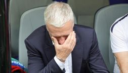 Francia-Inghilterra: Deschamps in lacrime, lo sfogo nell'intervallo, quando arriva Zidane