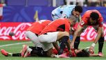 Australia-Egitto, moviola: paura per Hany, sviene misteriosamente, si rialza e fa autogol, l’arbitro non fischia mai, la mossa del portiere