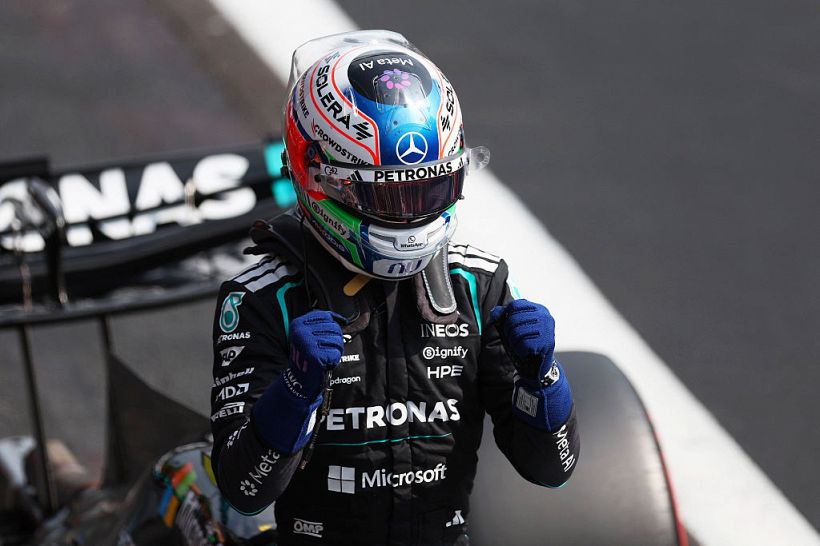 Gp del Belgio: pole spaventosa di Antonelli a Spa. Giallo Ferrari, Hamilton e Leclerc frenati dalla bandiera gialla