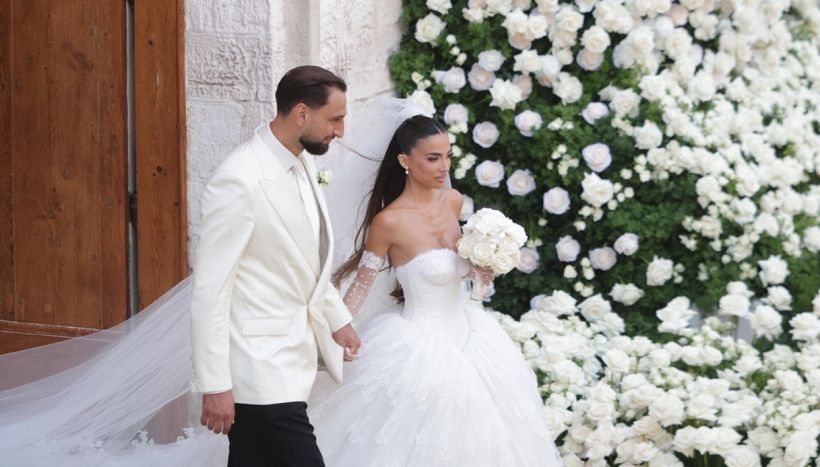 Donnarumma, matrimonio da favola con Alessia Elefante a Locorotondo