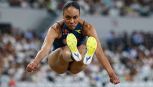 Larissa Iapichino record italiano nel salto in lungo: battuta di un centimetro mamma Fiona May