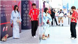 Leo mette Leclerc e Alexandra in imbarazzo, ricordino davanti al motorhome e Red Bull risponde citando Toto Wolff