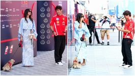 Leo mette Leclerc e Alexandra in imbarazzo, ricordino davanti al motorhome e Red Bull risponde citando Toto Wolff