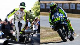 Valentino Rossi risale sulla sua Yamaha M1: emozione e follia a Goodwood 2026, il Dottore va in testacoda con la BMW