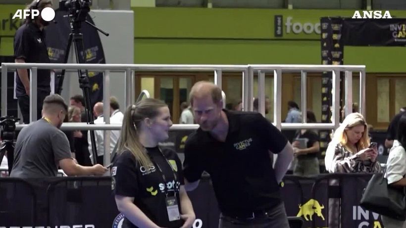 Invictus Games, Harry si cimenta nel basket in carrozzina e nel pickleball