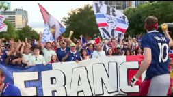 Mondiali, l'attesa in festa dei tifosi francesi a Dallas