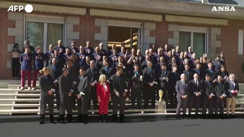Mondiali, la Spagna ricevuta dal re e dal premier