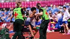 Dramma Furlani, gli Europei come Xiamen: Mattia dura un salto poi esce in carrozzina per un nuovo infortunio. Inzoli sorprende