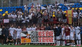 Ceuta, sonoro 1-5 al debutto in campionato ma guardate cosa succede sugli spalti ad Andorra