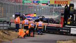 Gp Olanda amaro per Verstappen: spaventoso incidente, Hulkenberg e Bortoleto evitano il peggio