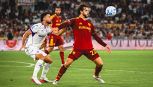 Roma-Fiorentina, manata di Hermoso a Mastantuono prima del gol di Malen, arbitro e Var convalidano: è bufera