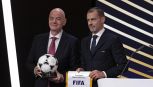 Ceferin e Al-Khelaifi sfidano Infantino, la Supercoppa Europea si gioca fuori dal campo: il piano per cambiare la FIFA