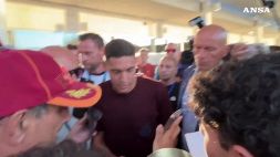 Calcio, Molina arriva a Ciampino atteso dalla Roma