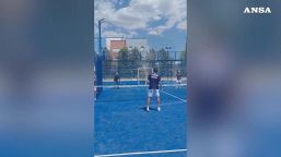 Padel che passione, ai Giochi del Mediterraneo Abodi gioca con la nazionale spagnola