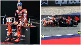 Austria, la stupida caduta di Acosta e lo sguardo di Marquez: Pedro e Marc vogliono 'vendetta', Martin è avvisato