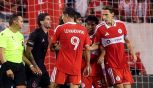 Mls, rissa De Paul-Lewandovski: 'Chi sei, idiota, io ho vinto un Mondiale e tu?'. Succede di tutto in campo