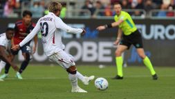 Cagliari-Bologna: Pisacane fuoco di paglia, Bernardeschi torna super e segna perfino Casale