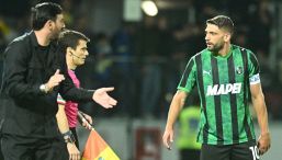 Frosinone-Sassuolo, moviola: Berardi dimentica le regole, che pasticcio, manca un rigore nel Raimondo day
