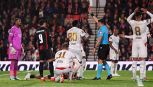 Bournemouth-Milan: follia di Maignan, mani in faccia ad Adams e rosso diretto. Mike e De Winter inguaiano Amorim