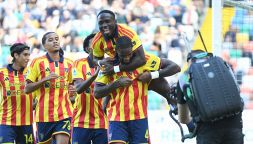 Udinese-Lecce: incubo Runjaic, quinta sconfitta di fila, tifosi furiosi. Gaspar, Ndri e Siebert firmano la rinascita pugliese