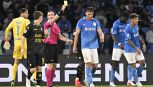 Napoli-Frosinone, moviola: era un rigorino su Hojlund ma andava anche fatto ripetere?