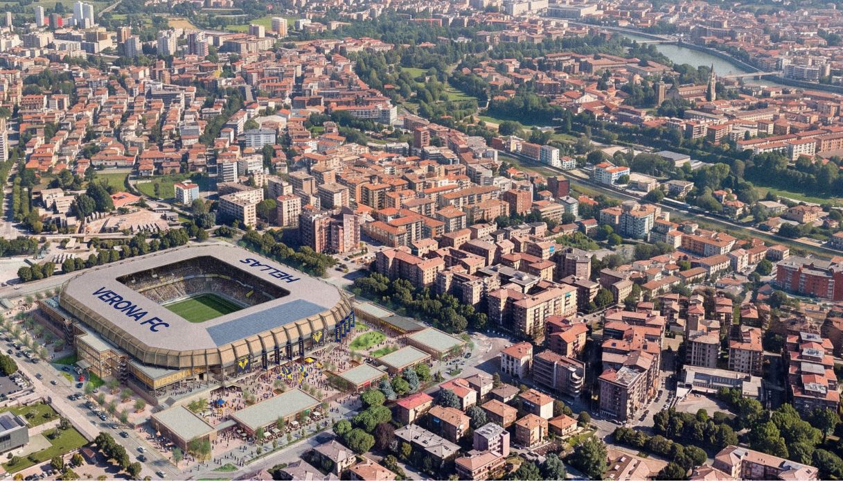 Verona, addio Bentegodi: l'Hellas svela il nuovo stadio. Cifre e progetto