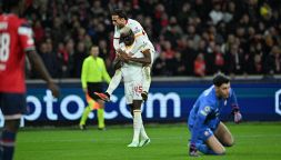 Senza Leao il Galatasaray affonda il Lille di Ancelotti jr: Osimhen, rigore cancellato dal Var, gol dell’ex e scuse