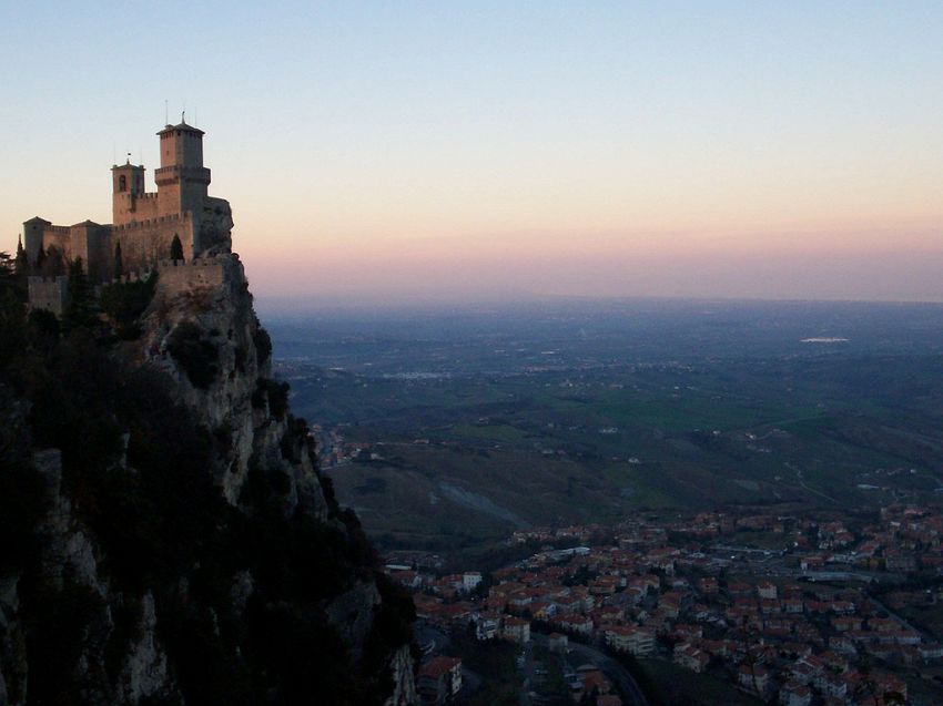 Città di San Marino: borgo arroccato sul monte Titano