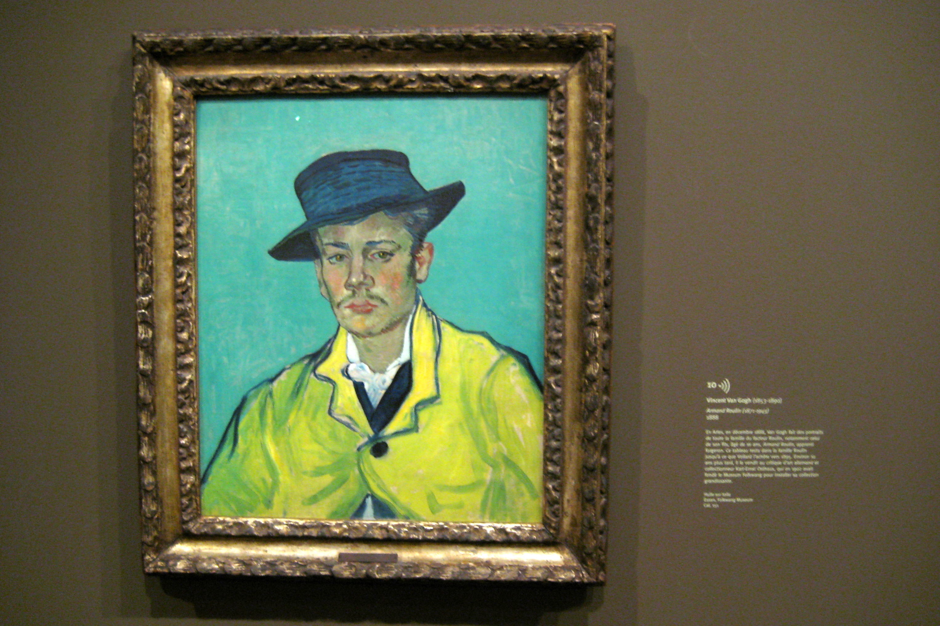 Картина Ван Гога портрет мужчины
