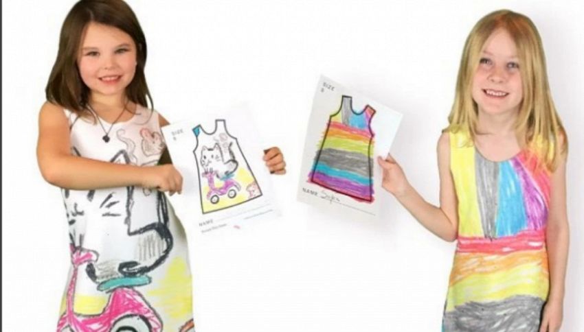 Moda fai da te, i bambini possono finalmente disegnare i loro vestiti