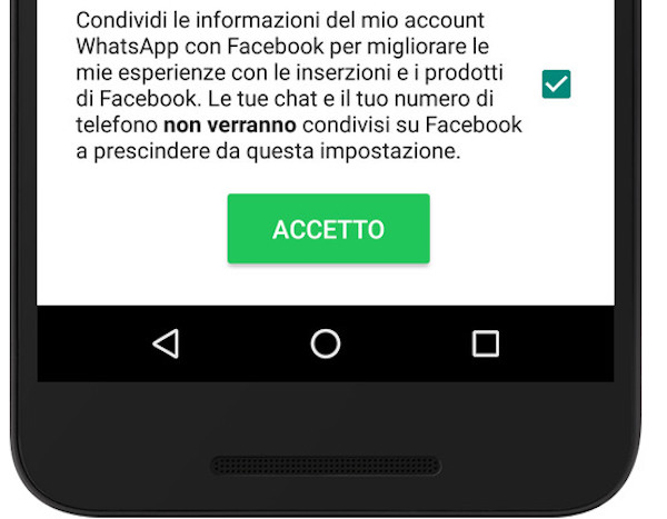WhatsApp condividerà con Facebook i dati personali: ecco come evitarlo
