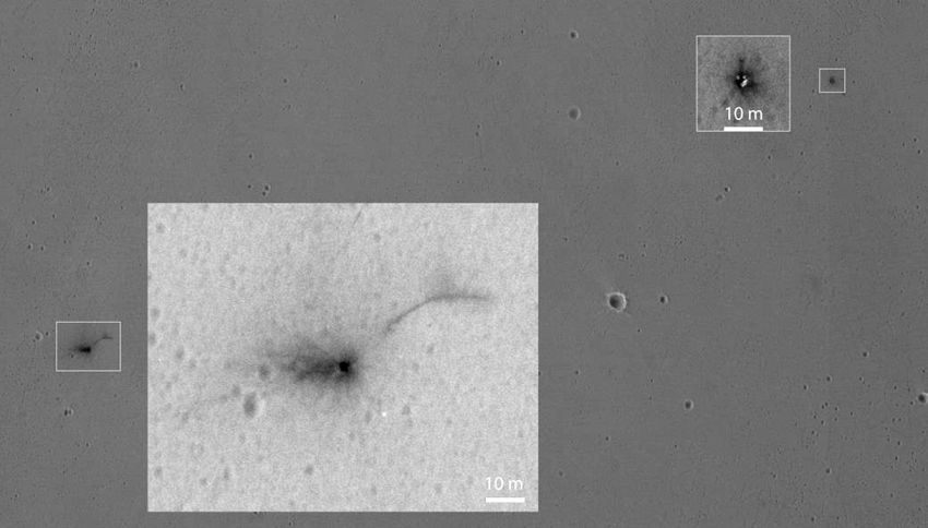 Ecco ciò che resta della sonda italiana Schiaparelli su Marte. Con mistero