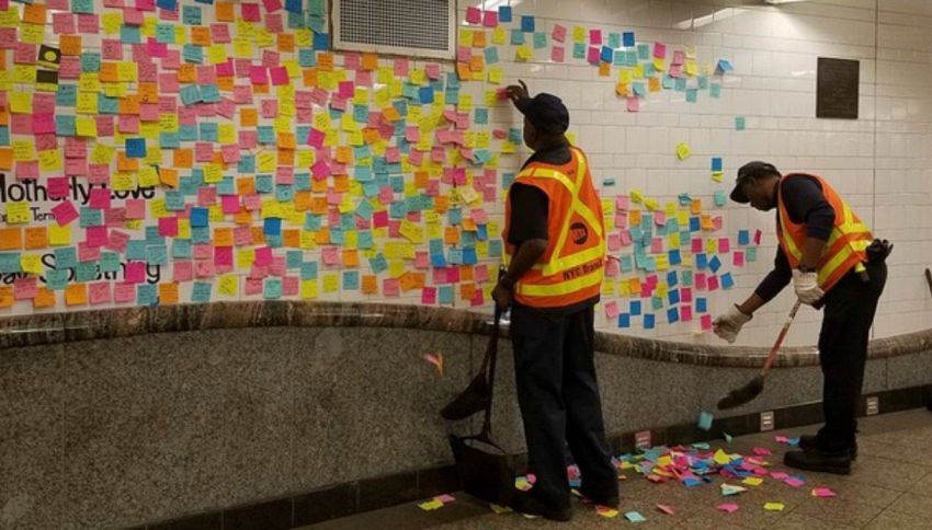 L'amore è a New York: migliaia di frasi romantiche nella metro della grande mela