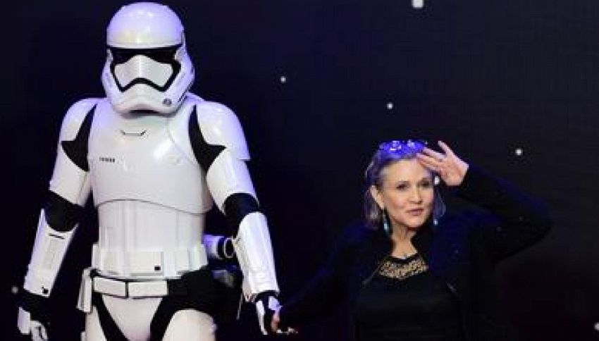 Carrie Fisher sarà di nuovo la principessa Leila in “Star Wars”