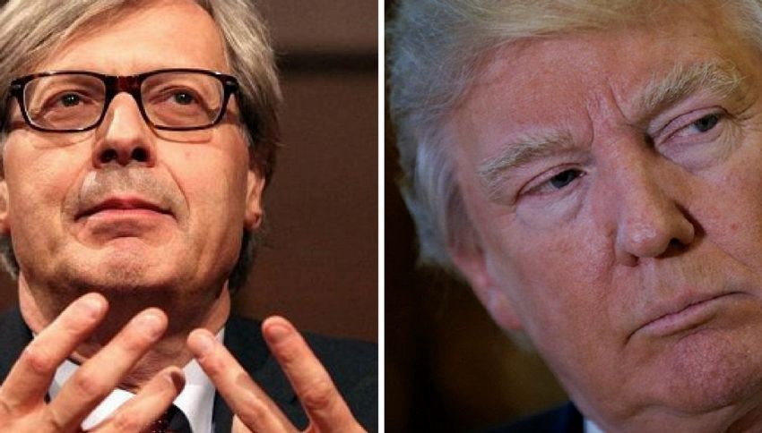 Vittorio Sgarbi scrive a Donald Trump