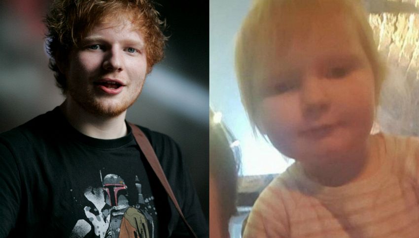 Questa bimba di due anni è identica ad Ed Sheeran