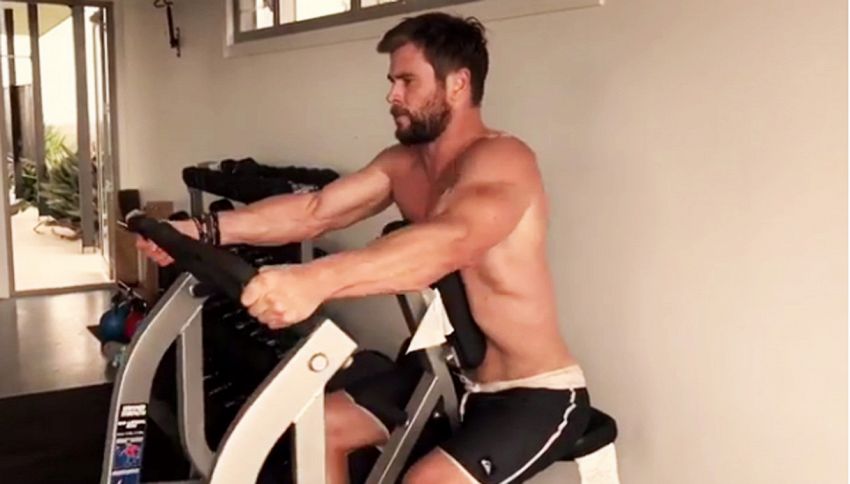 L'allenamento massacrante di Chris Hemsworth è virale