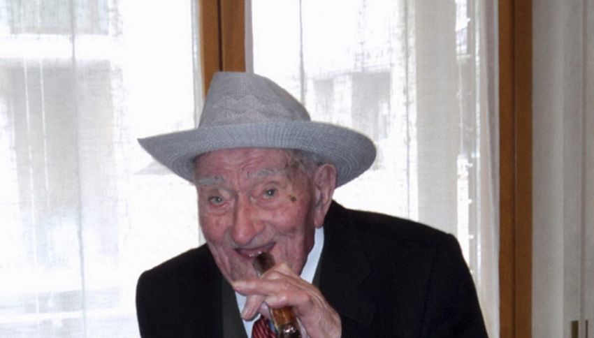 Ha 109 anni l'uomo più anziano del Piemonte