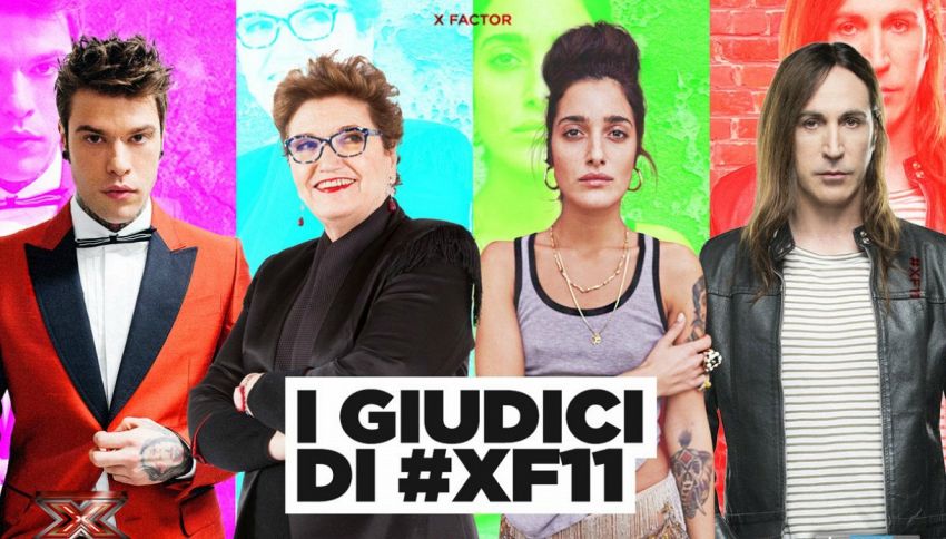 X Factor 11: Maionchi, Fedez, Agnelli e Levante nuovi giudici
