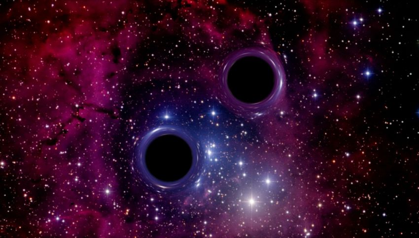 Due buchi neri si sono scontrati cambiando spazio e tempo