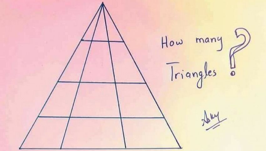 Quanti triangoli ci sono in questa immagine?