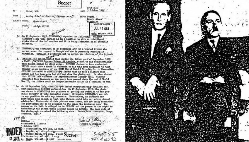 File segreto della Cia svela: Hitler fuggito in Argentina