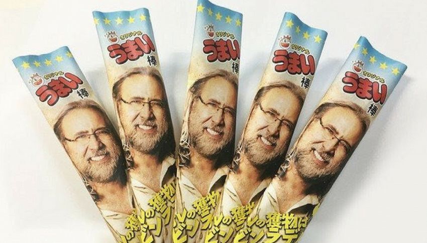 In Giappone arriva Nicolastick: l'assurdo snack di Nicolas Cage