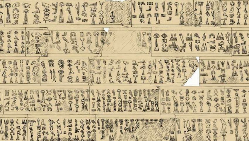 Archeologi decifrano una misteriosa scritta di 3200 anni fa