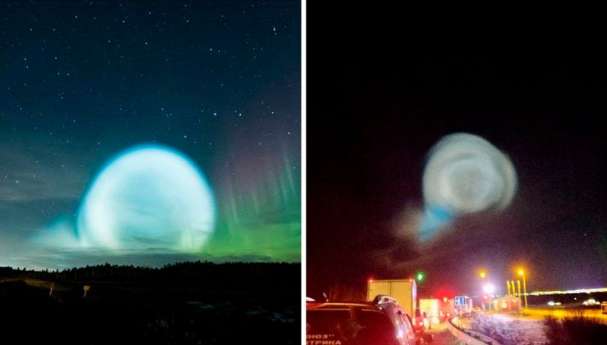 Le bolle giganti (blu e luminose) fotografate in Siberia