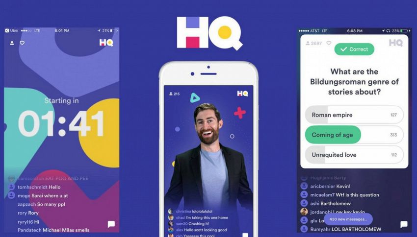 HQ Trivia, l'app quiz che ti fa vincere soldi veri
