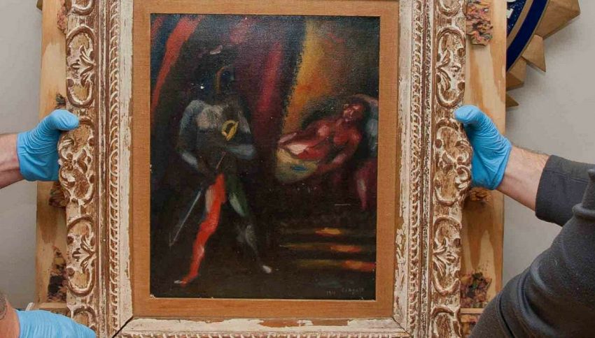Ritrovato uno Chagall rubato a New York 30 anni fa